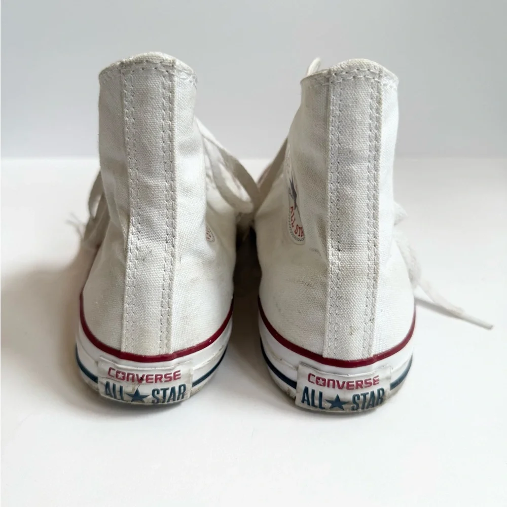 Converse Chuck Taylor All Star White High-Top Sneaker - Women's 9.5 Men's 7.5 - Picture 5 of 6